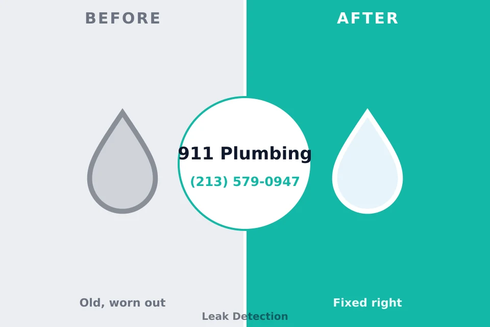Before and after: plumbing company Grand Haven, MI